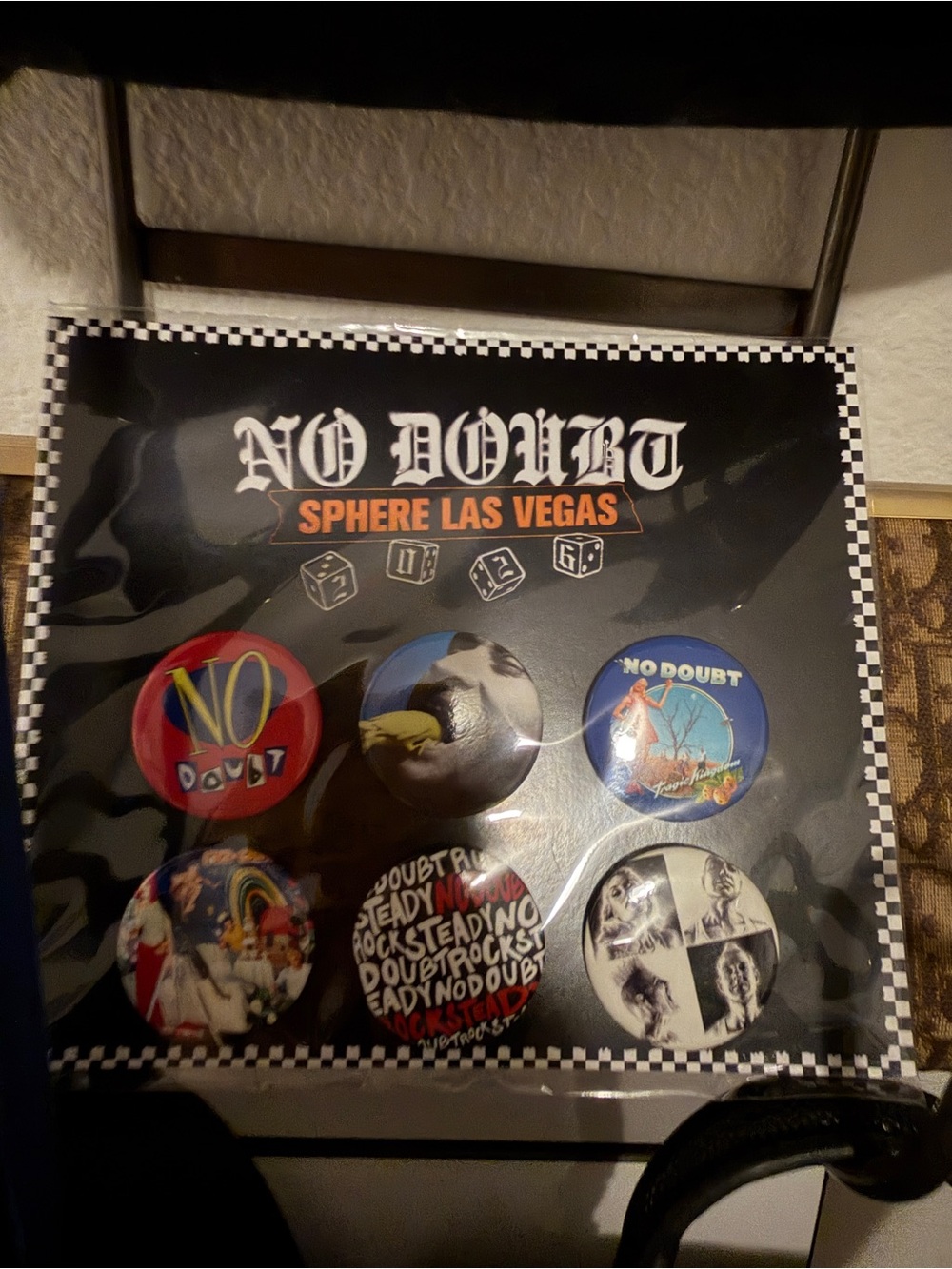 No Doubt at Sphere Las Vegas Button Set - Multicolor Pins